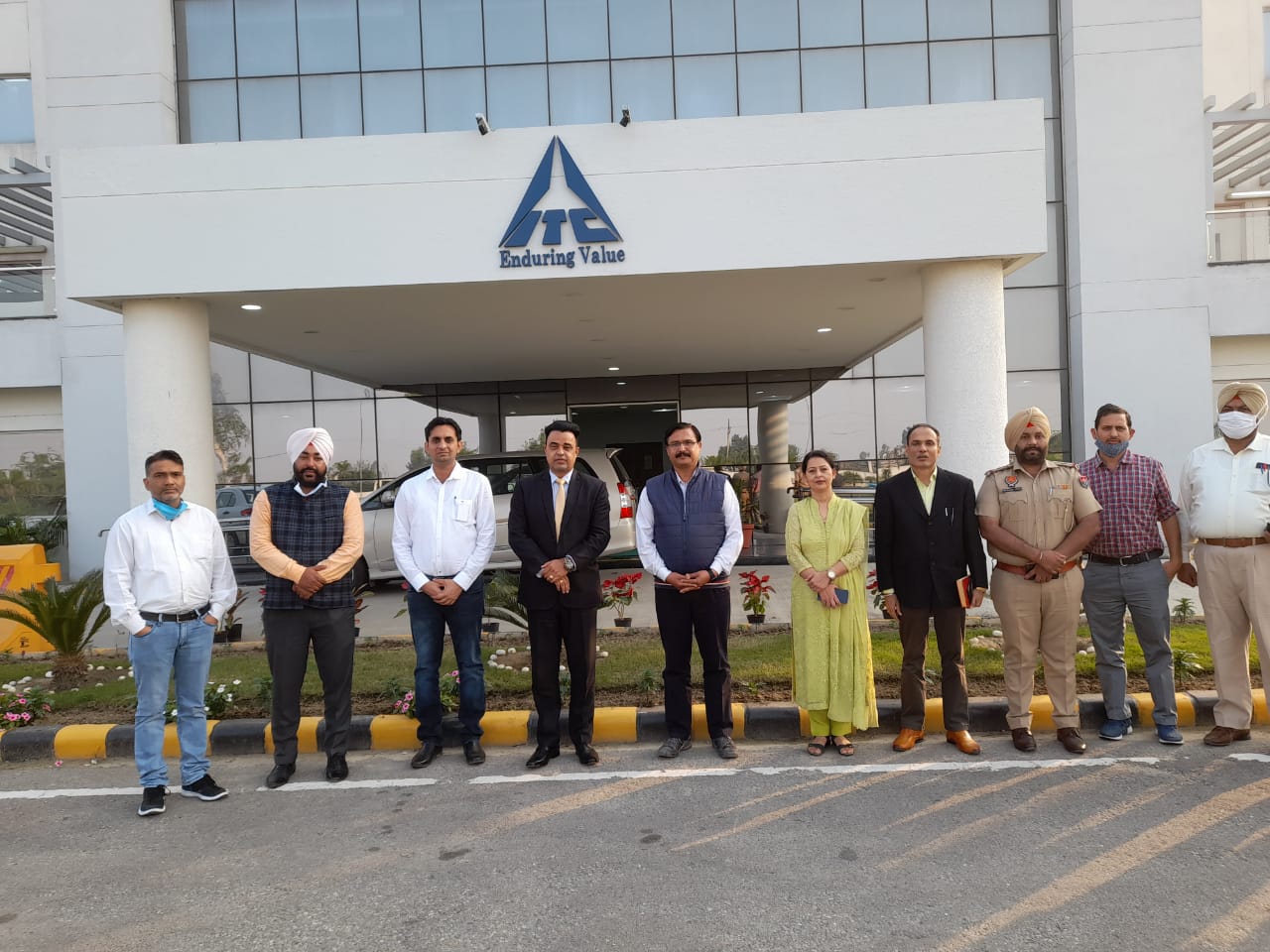 Dr Sandeep Singh Kaura , Advisor to Govt of Punjab (Skill Development and Technical Education) visited ITC company Plant in Kapurthala.